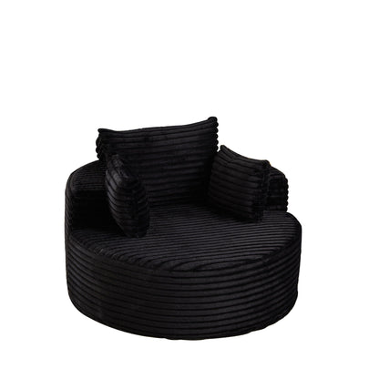 Modern single sofa with a backrest pillow