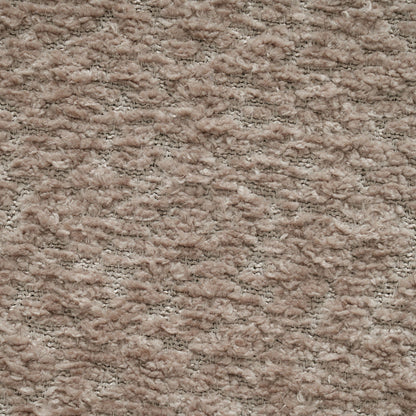 Loveseat Sofa 2 Seater Couch with Armrest Pillows beige shag carpet texture close-up on Tampa Home & Garden Store