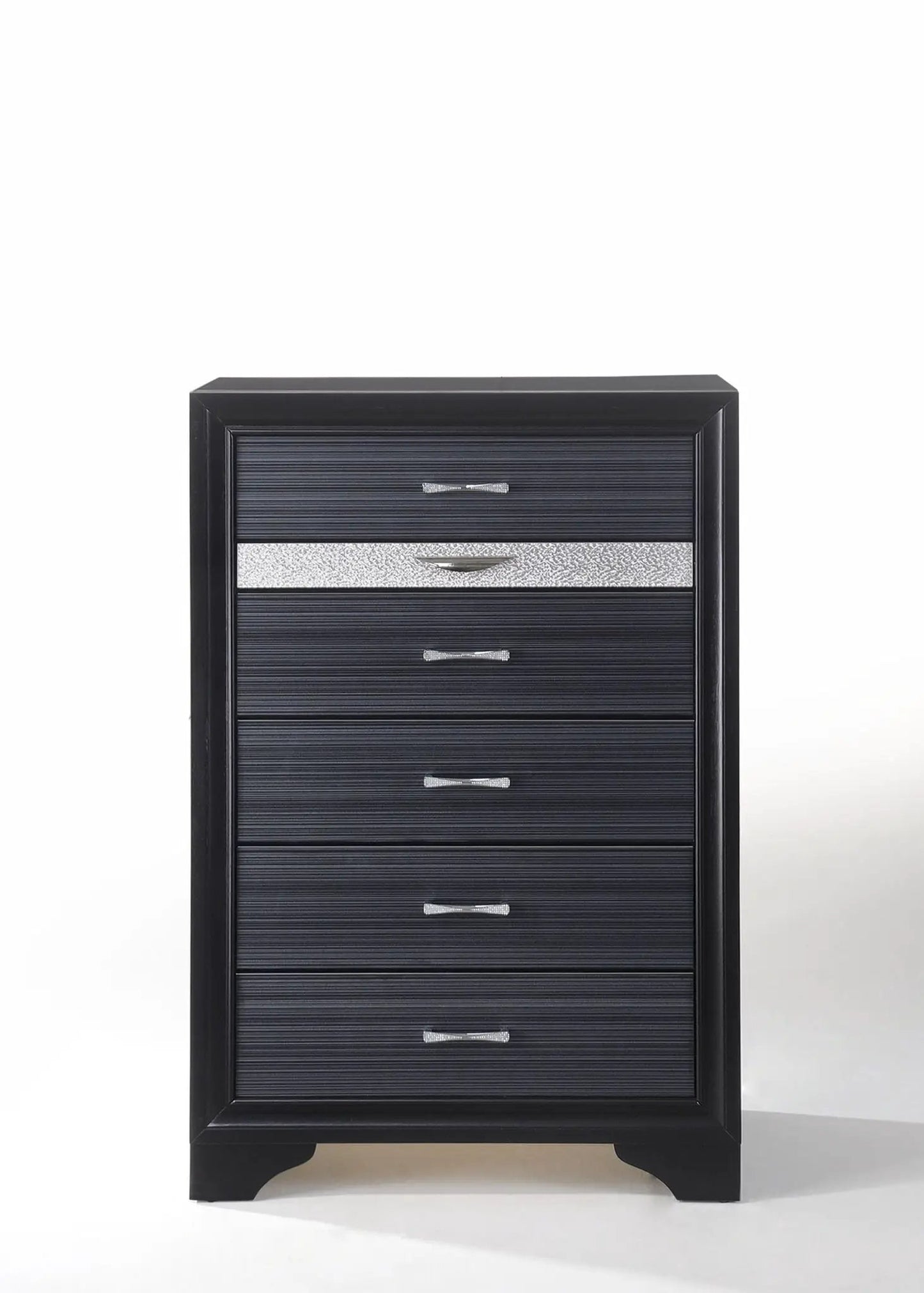 Naima Five Drawer Vertical Storage Chest Glide