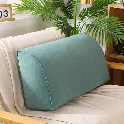 Removable and washable sofa cushion teal on beige living room sofa by FLIPSTYLEZLLC on Tampa Home & Garden Store