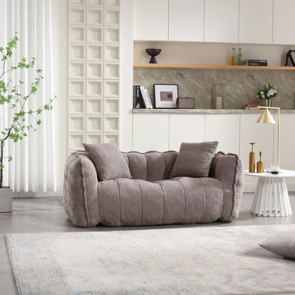 Cozy Beanbag Chair With Resilient Foam Core For 2