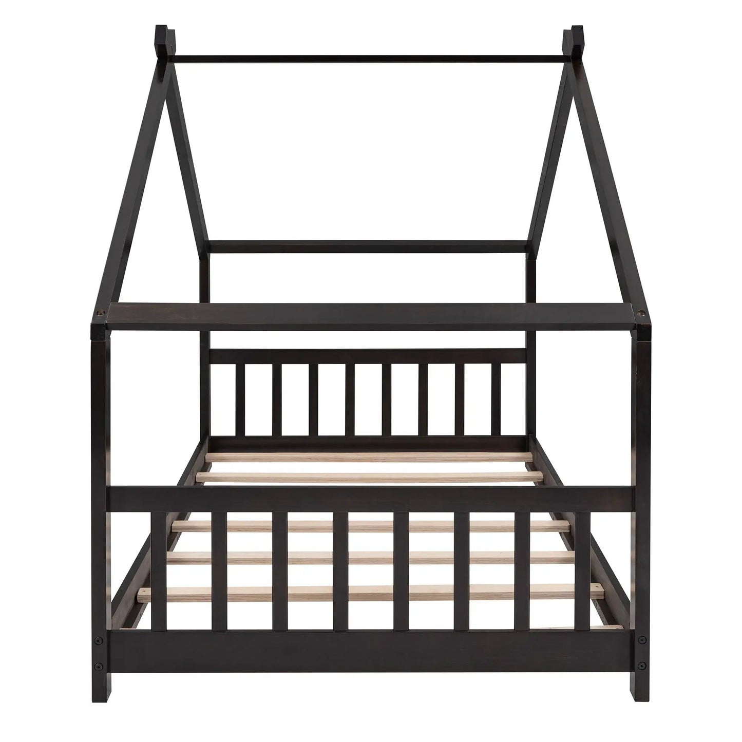 Playhouse Design Bed with Cozy Roof for Kids