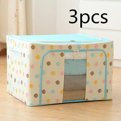 Steel Frame Storage Box With Oxford Cloth Cover