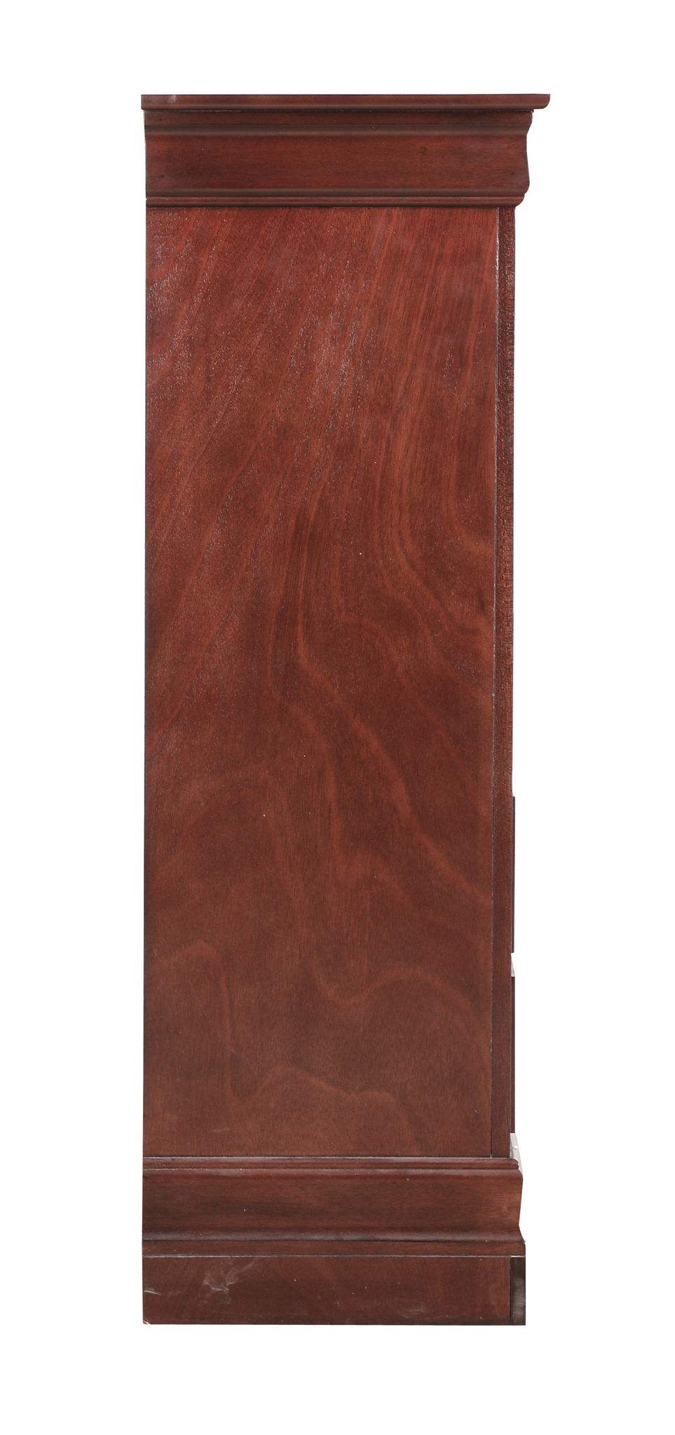 Traditional storage chest dark red with carved bases and dovetail drawers by HouseOfZazla on Tampa Home & Garden Store