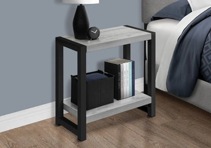 Accent Side Table with Two Tiers in Modern Style