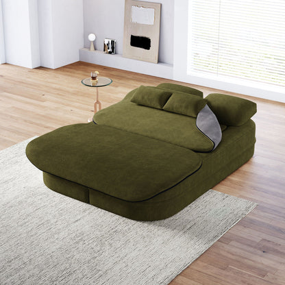 Foldable Sofa Bed with a Multi Functional Blanket