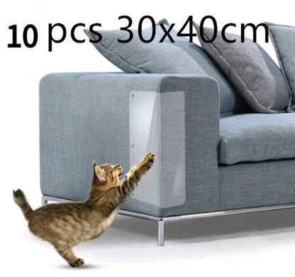 Pet Zen Cat Claw Protector Sofa Protect Pads, set of 10 clear 30x40cm shield panels for sofa arm on Tampa Home & Garden Store