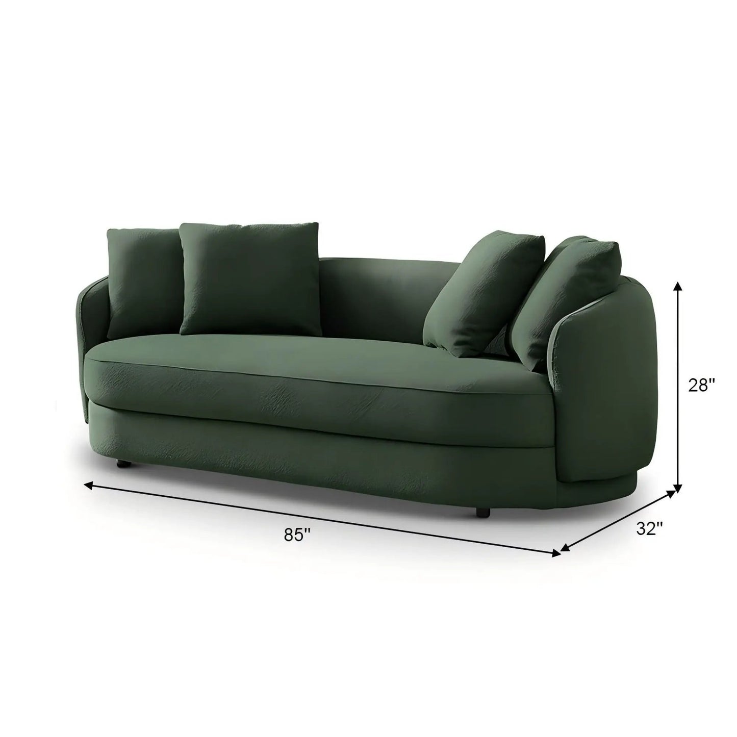Dylan Modern French Boucle Sofa with plush cushions by Unique Piece Furniture on Tampa Home & Garden Store