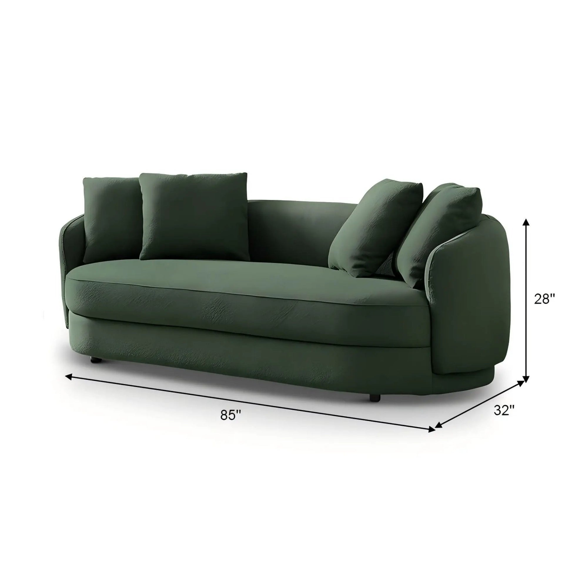Dylan Modern French Boucle Sofa with plush cushions by Unique Piece Furniture on Tampa Home & Garden Store