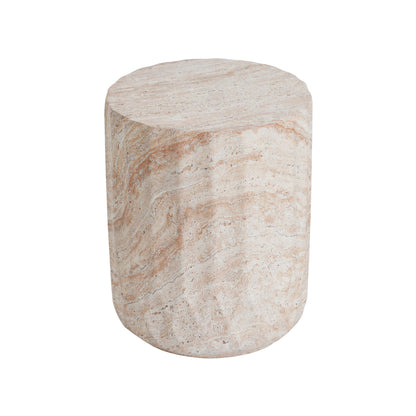Indoor and Outdoor Concrete Side Table Beige