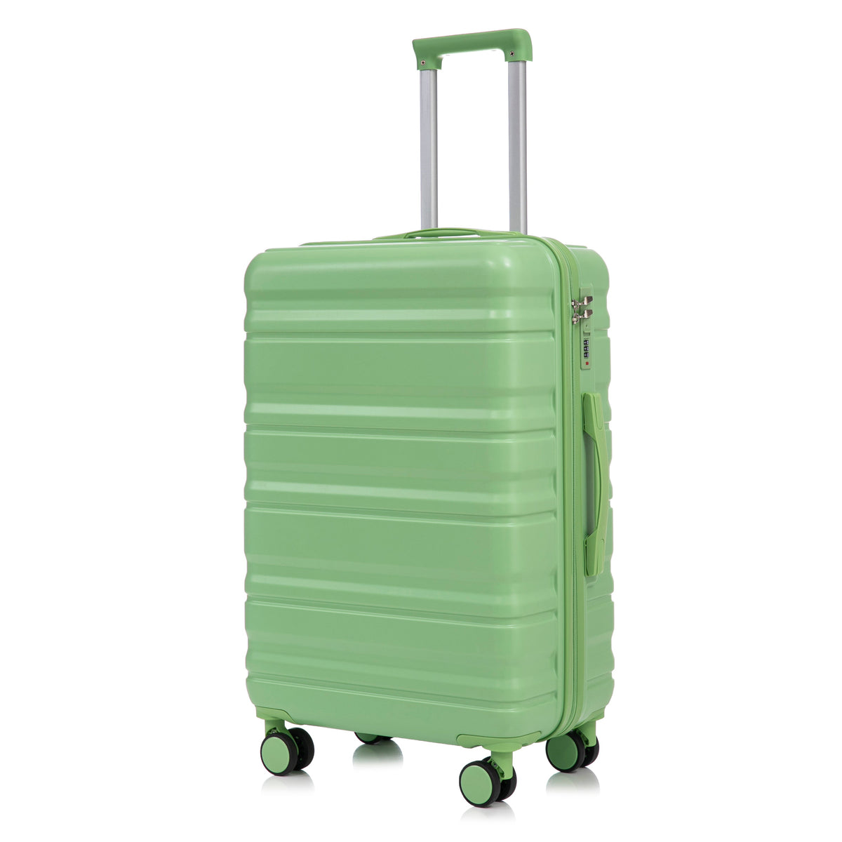 HIFINE Tourist 3-Piece Green Luggage Set with spinner wheels on Tampa Home & Garden Store