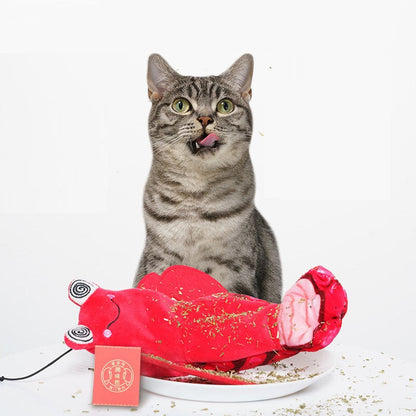 Intelligent Start Stop Electric Automatic Cat Toys red plush fish toy by Sell My Stuff on Tampa Home & Garden Store