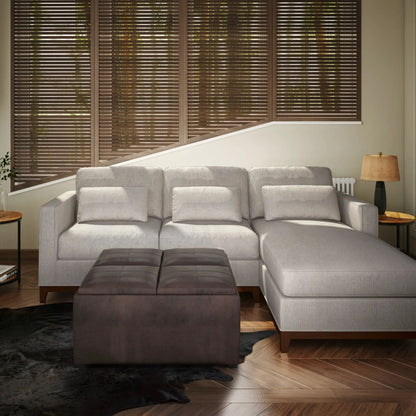 Avalon Upholstered Coffee Table Storage Ottoman