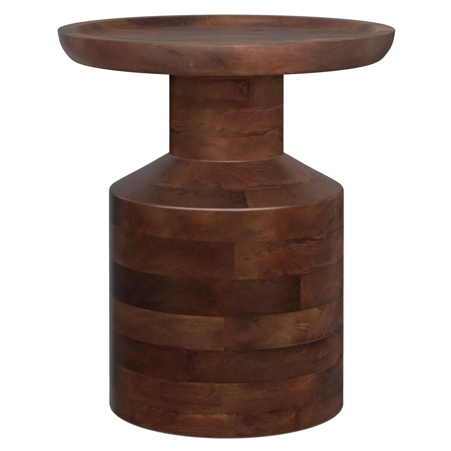 Haynes Handcrafted Wooden Accent Side Table