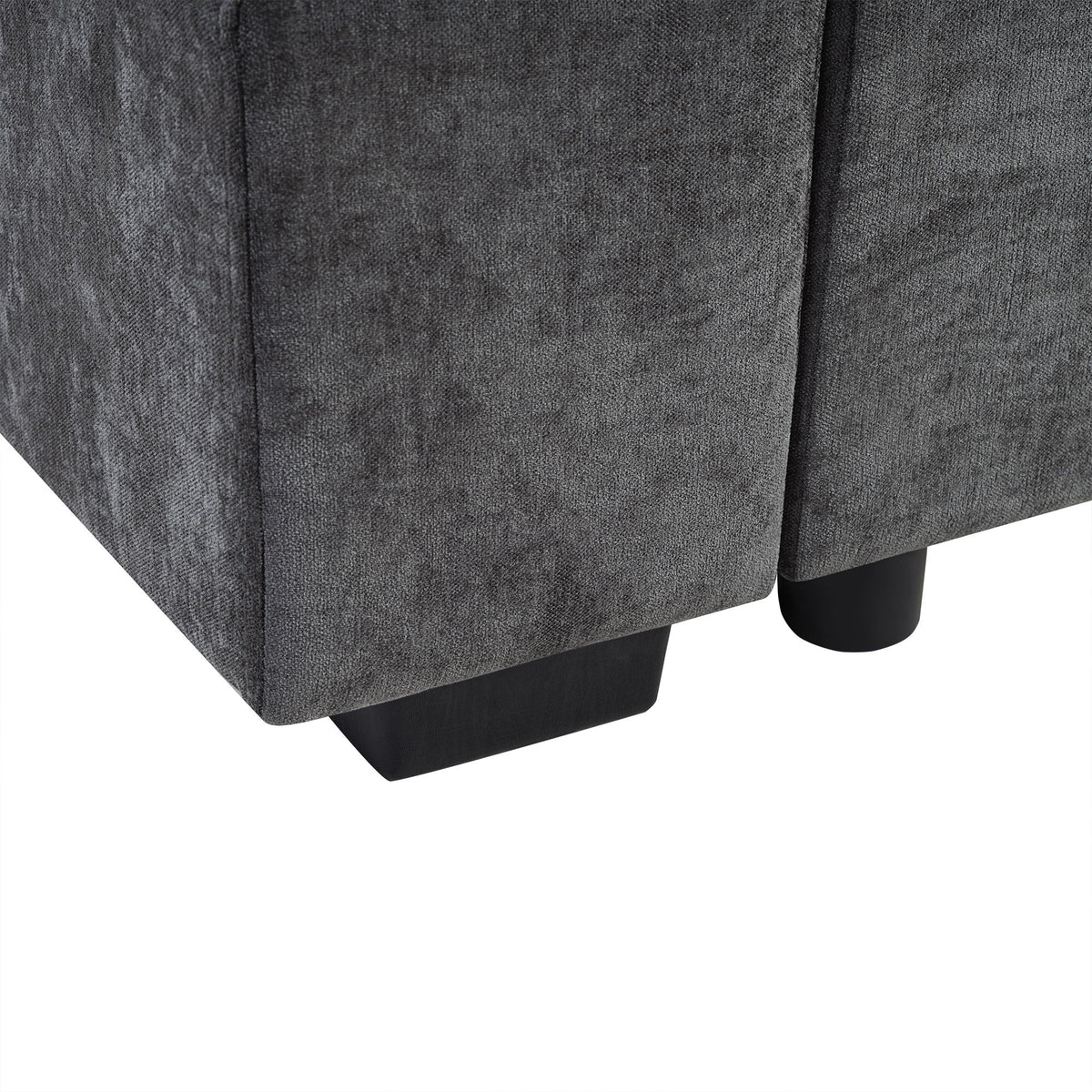 Modern L Shaped Sofa With Storage And Upholstery