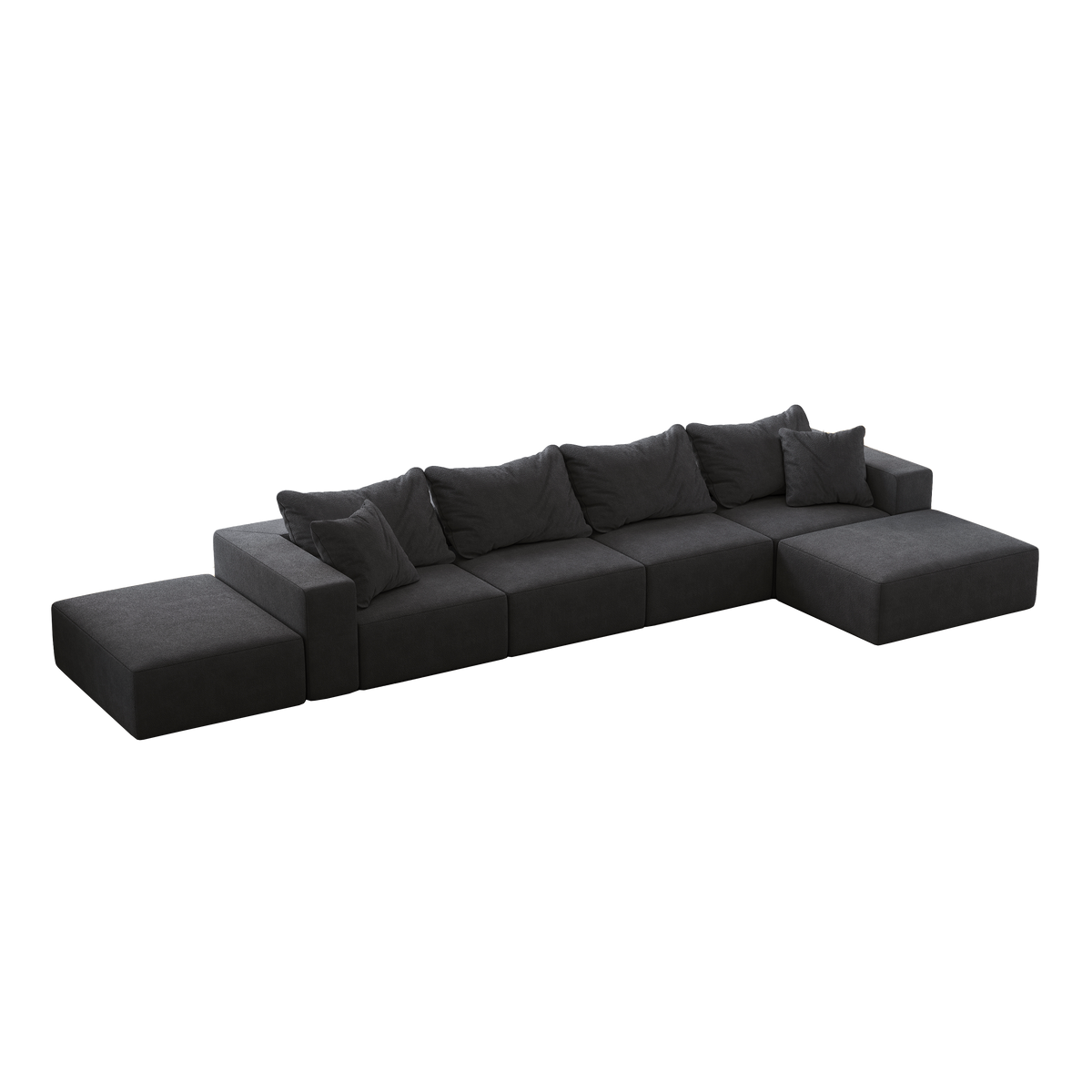 Modern Chenille Fabric Cloud Sofa and Set