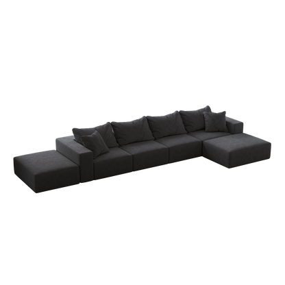 Modern Chenille Fabric Cloud Sofa and Set