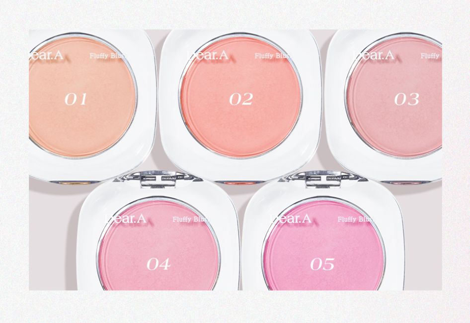 Dear.A Fluffy Blush face set, 5 colors (01-05) by Seoulia on Tampa Home & Garden Store