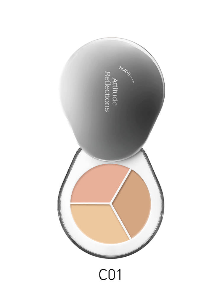 Concealer palette Dear.A Perfect Cover 4-color by Seoulia C01 with nude shades on Tampa Home & Garden Store