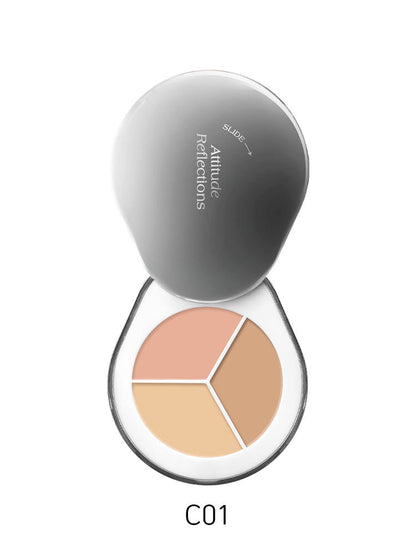 Concealer palette Dear.A Perfect Cover 4-color by Seoulia C01 with nude shades on Tampa Home & Garden Store