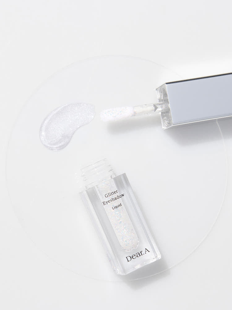 Dear.A vegan glitter liquid eyeshadow by Seoulia, 1.4g, 2 colors, iridescent glitter wand on Tampa Home & Garden Store