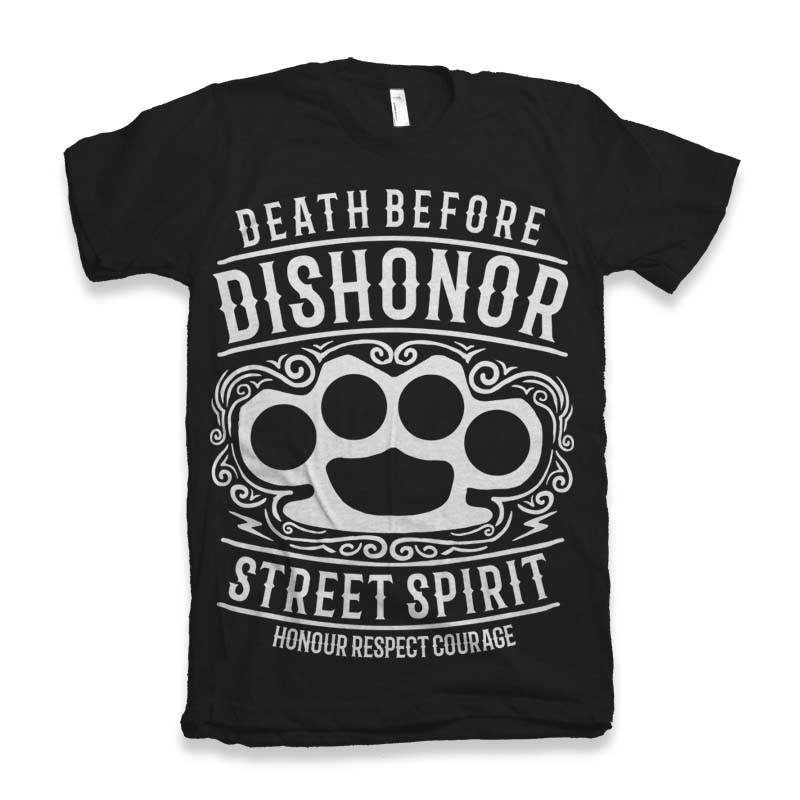 Death Before men's bamboo tee black with white paw print graphic by Spun Bamboo on Tampa Home & Garden Store