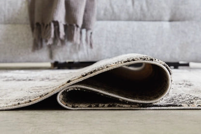 Langwell rug, beige woven area rug with fringe, Unique Piece Furniture on Tampa Home & Garden Store
