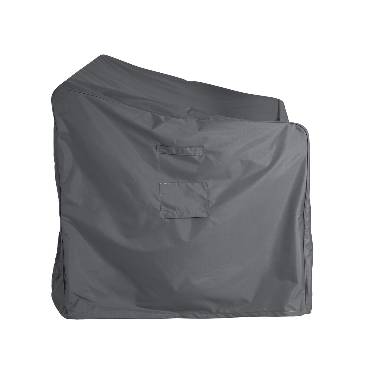 Shield Outdoor Loveseat Cover Dark Gray by HouseOfZazla, gray fabric for outdoor furniture on Tampa Home & Garden Store