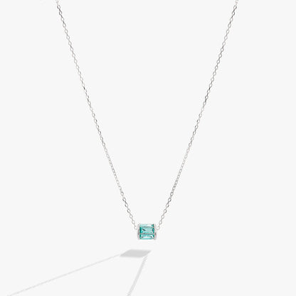 December Birthstone Pendant Necklace by Alex and Ani with turquoise stones on a silver chain on Tampa Home & Garden Store