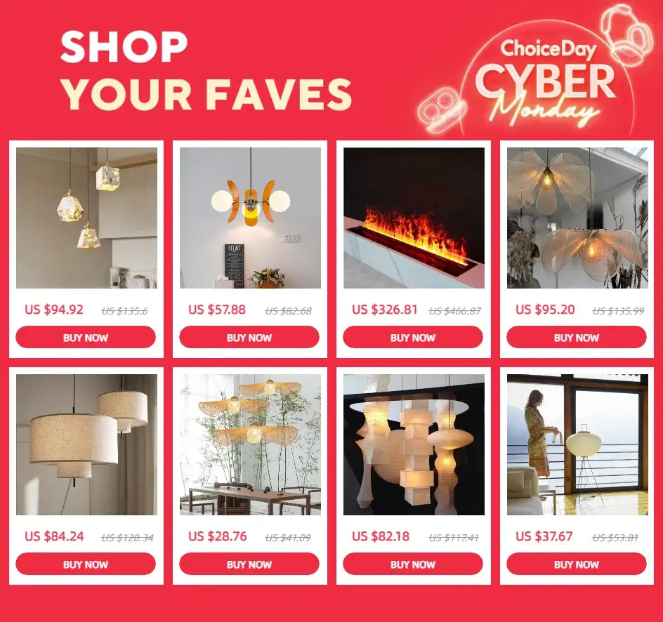 Chandeliers collage from Decorbites collection showcasing 8 varied designs on Tampa Home & Garden Store