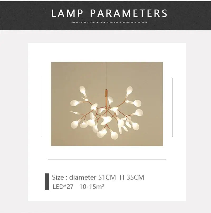 Rose Gold Branch Chandelier by Decorbites with rosegold branches and frosted glass bulbs on Tampa Home & Garden Store