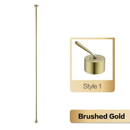Decorbites brushed gold single-handle bathroom faucet pendant light rod on Tampa Home & Garden Store