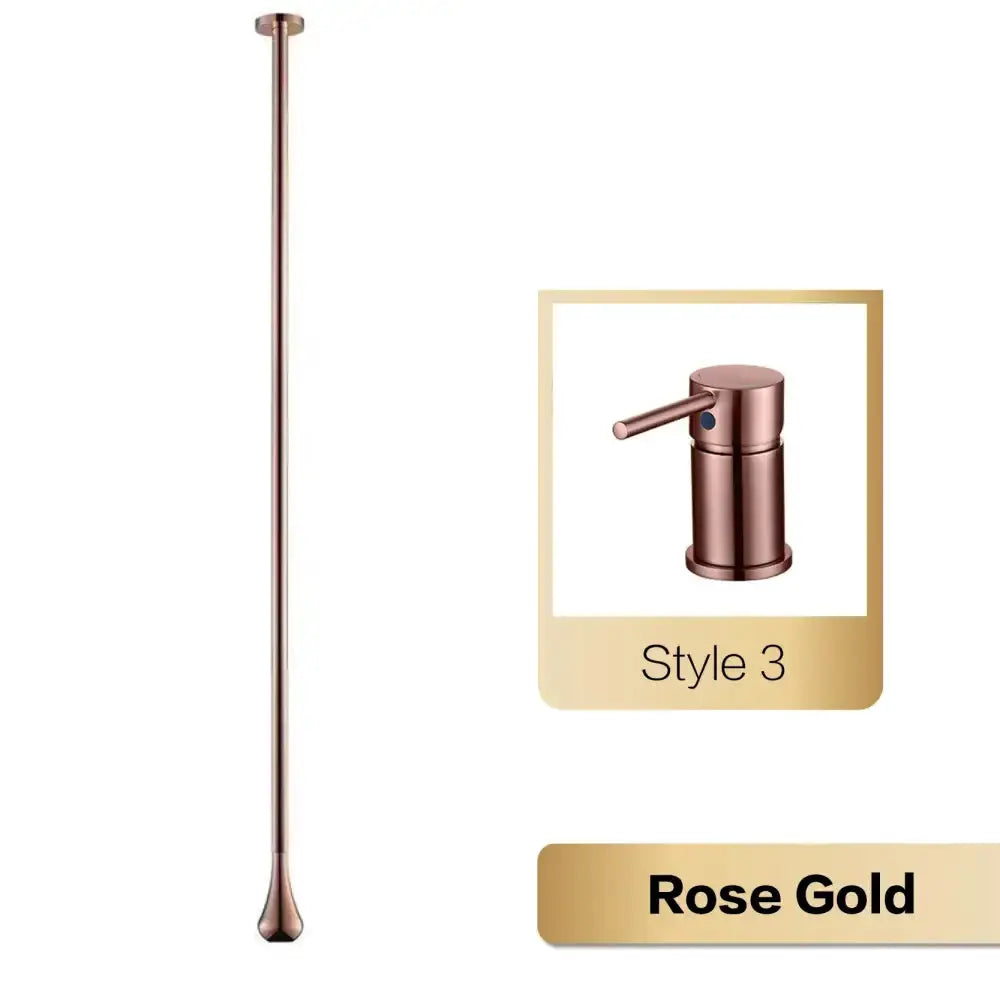 Decorbites rose gold single-handle bathroom faucet for bathroom sink, modern style on Tampa Home & Garden Store