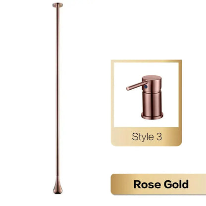 Decorbites rose gold single-handle bathroom faucet for bathroom sink, modern style on Tampa Home & Garden Store