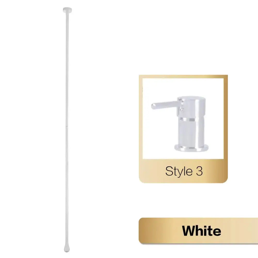 Modern bathroom pendant light with white rod and Style 3 faucet inset Decorbites on Tampa Home & Garden Store