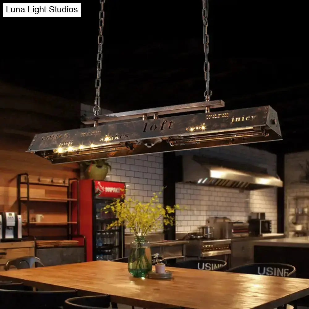 Industrial brass island pendant light etched metal lamp Decorbites on Tampa Home & Garden Store