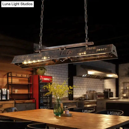Industrial brass island pendant light etched metal lamp Decorbites on Tampa Home & Garden Store
