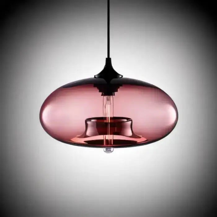 Modern LED pendant light Decorbites amber smoky glass for dining room on Tampa Home & Garden Store