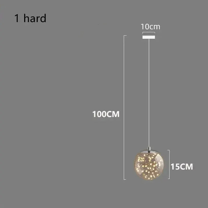 Chandelier Decorbites modern spiral crystal ball pendant light for dining room on Tampa Home & Garden Store