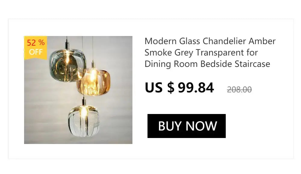 Modern glass pendant chandelier with three amber, smoke grey and clear globes on Tampa Home & Garden Store