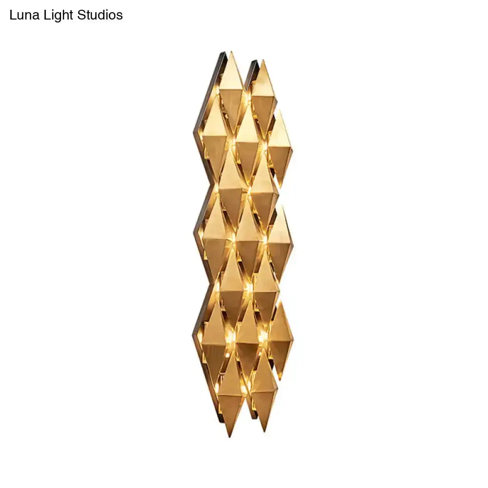 Modern Gold Diamond LED Wall Lamp Bedroom Light