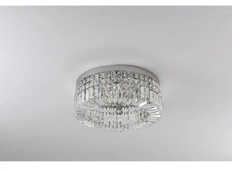 Modern gold multi-tier crystal LED ceiling light by Decorbites for dining rooms on Tampa Home & Garden Store