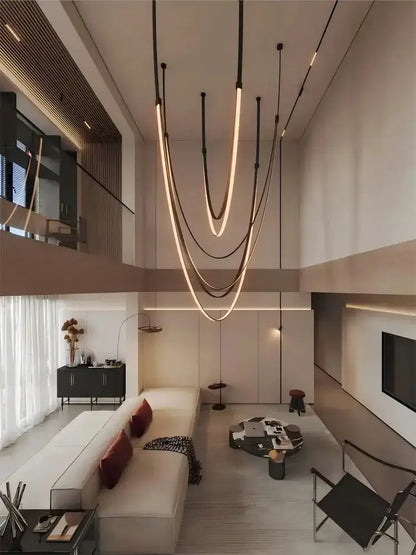 Minimalist Leather Belt Wall Lamp Bedroom Light