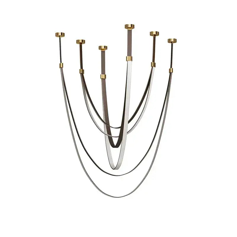 Minimalist Leather Belt Wall Lamp Bedroom Light