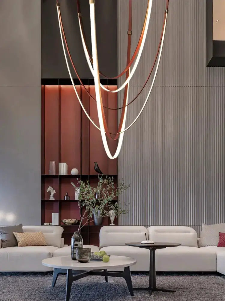Minimalist Leather Belt Wall Lamp Bedroom Light