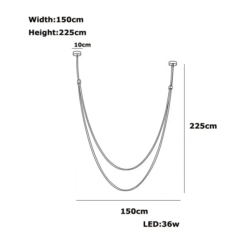 Minimalist Leather Belt Wall Lamp Bedroom Light