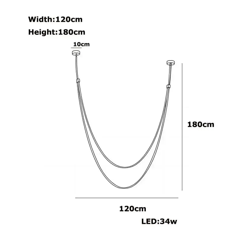 Minimalist Leather Belt Wall Lamp Bedroom Light