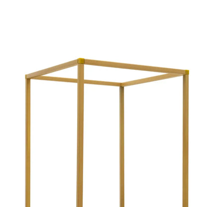 Gold Decorbites wedding flower stand metal plant stand with square frame and four legs on Tampa Home & Garden Store