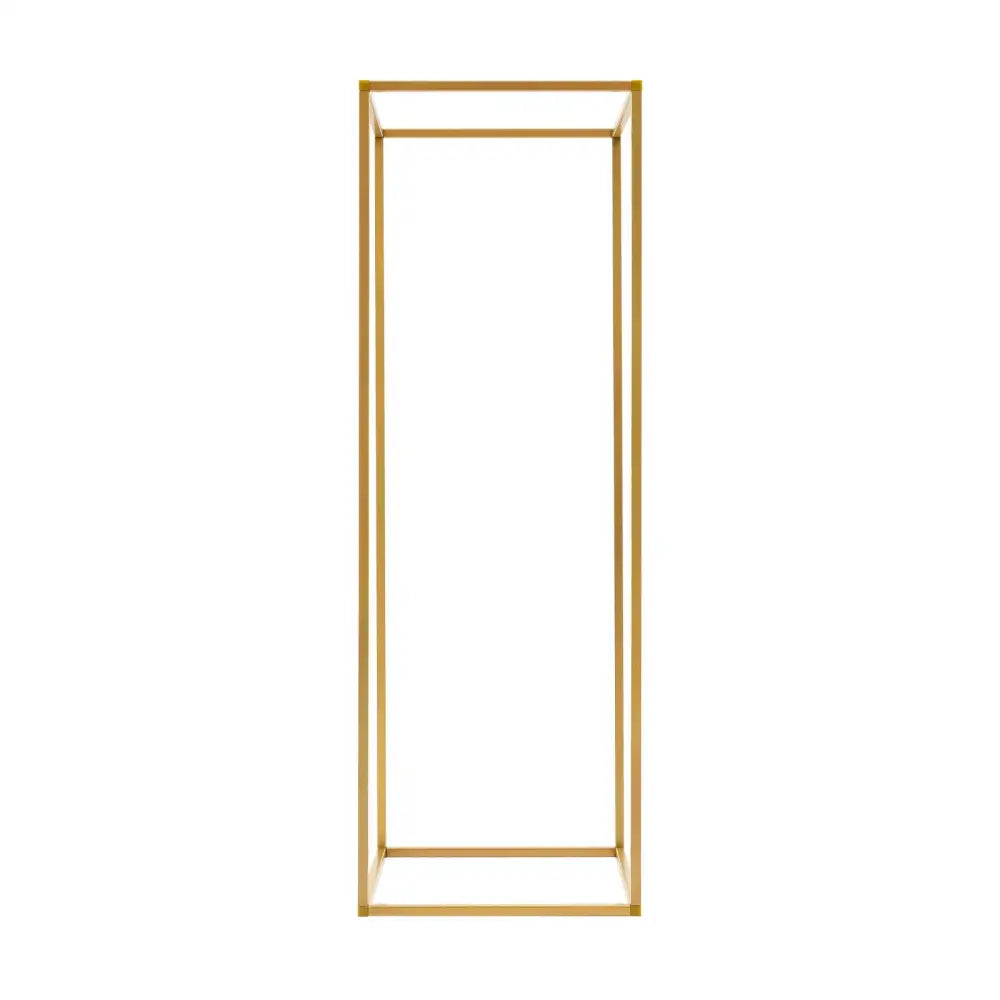 Gold wedding flower stand Decorbites gold metal plant stand with tall rectangular frame on Tampa Home & Garden Store