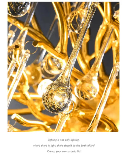Modern Chrome Crystal Chandelier for Living Room